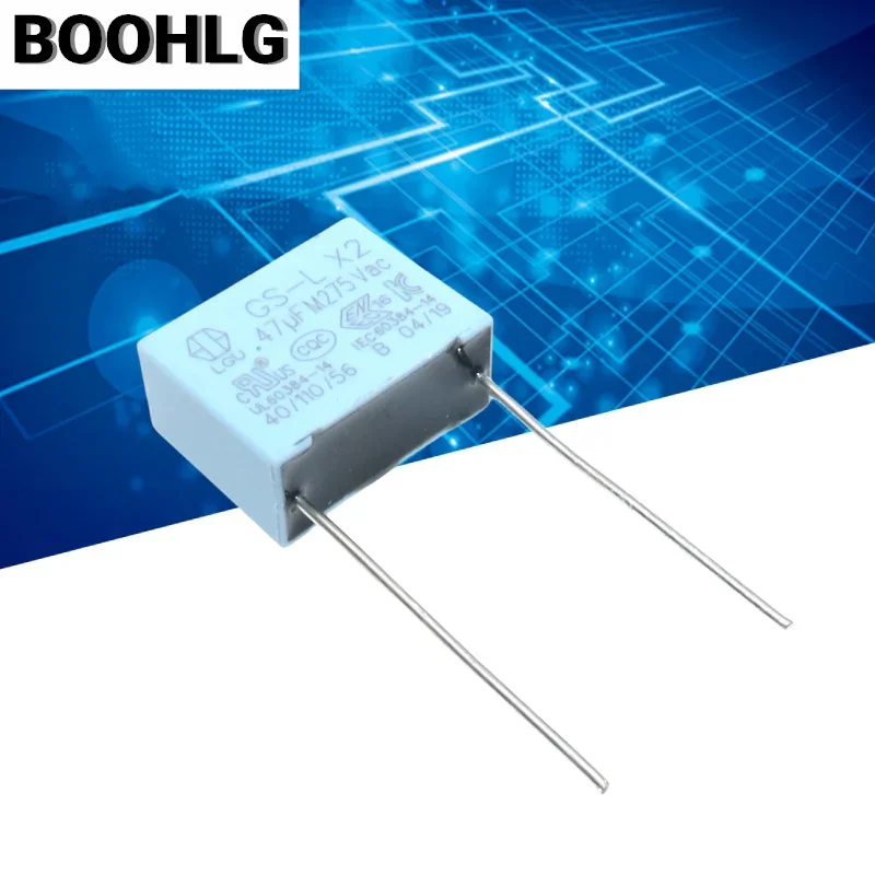 20PCS LGU GS-L MKP 0.47uf 474 470nf 275v 305v Safety X2 Film Capacitor 15mm