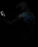 American Breathedivinity Sweatshirt Y2K Dark Style Fashion Trend Hoodie Connecting Hooded Shirt Harajuku Street Gothic Oversized 2