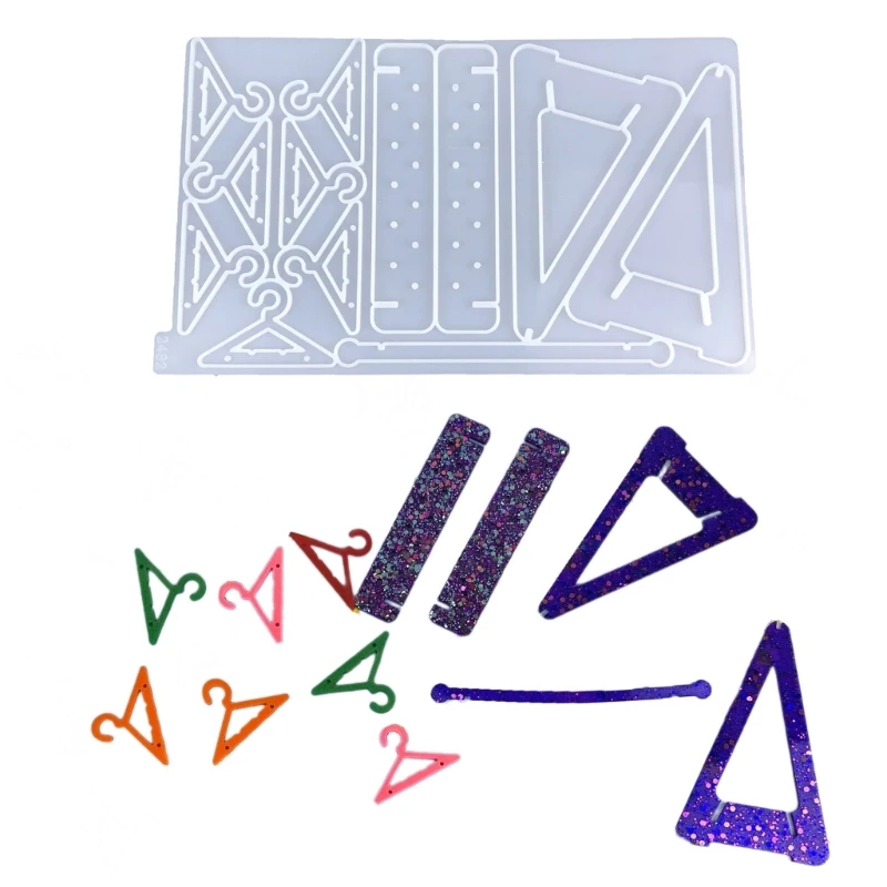 

Customizable Silicone Resin Mold Earring Display Shelf Mould Jewelry Making Tool Dropship