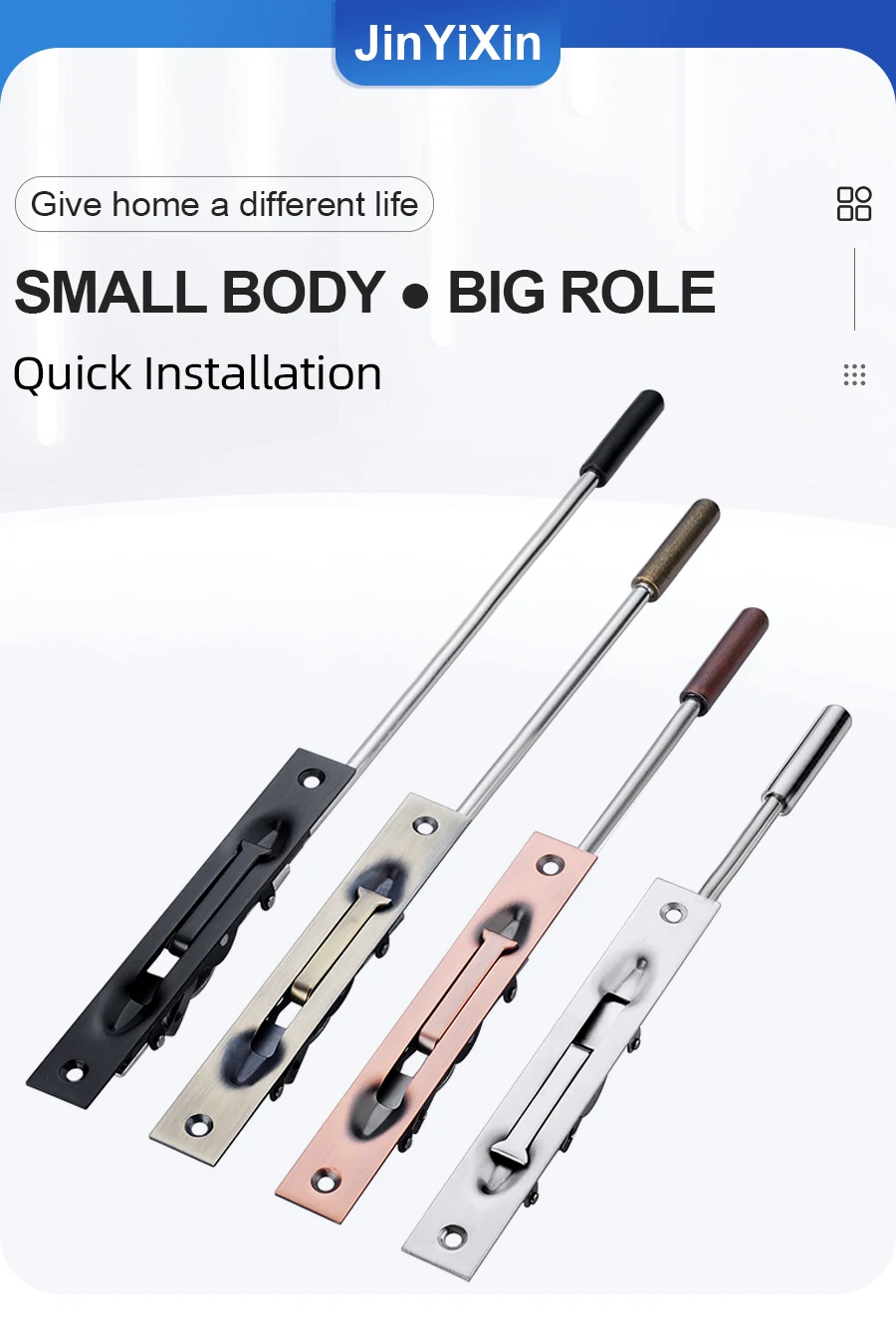 Description Picture 2 of item304 Stainless Steel Security Door Concealed Latch Female Door Concealed Latch Of The Earth And Earth Concealed Latch