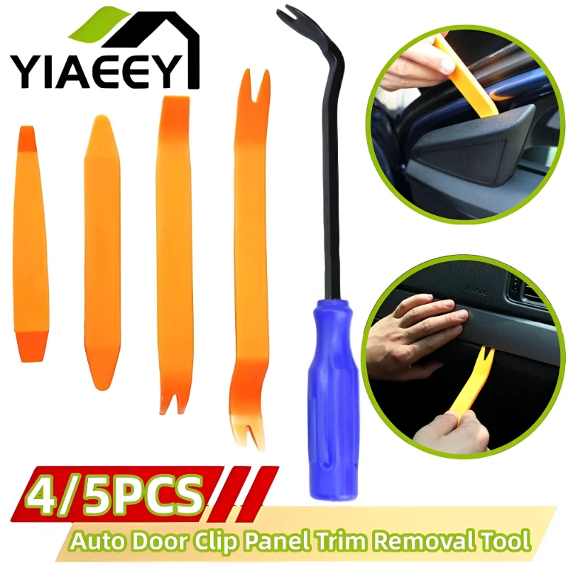 

Auto Door Clip Panel Trim Removal Tools Kit Car Plastic Dismantlers Car Interior Disassembly Kit Automotive Tool Pry Set