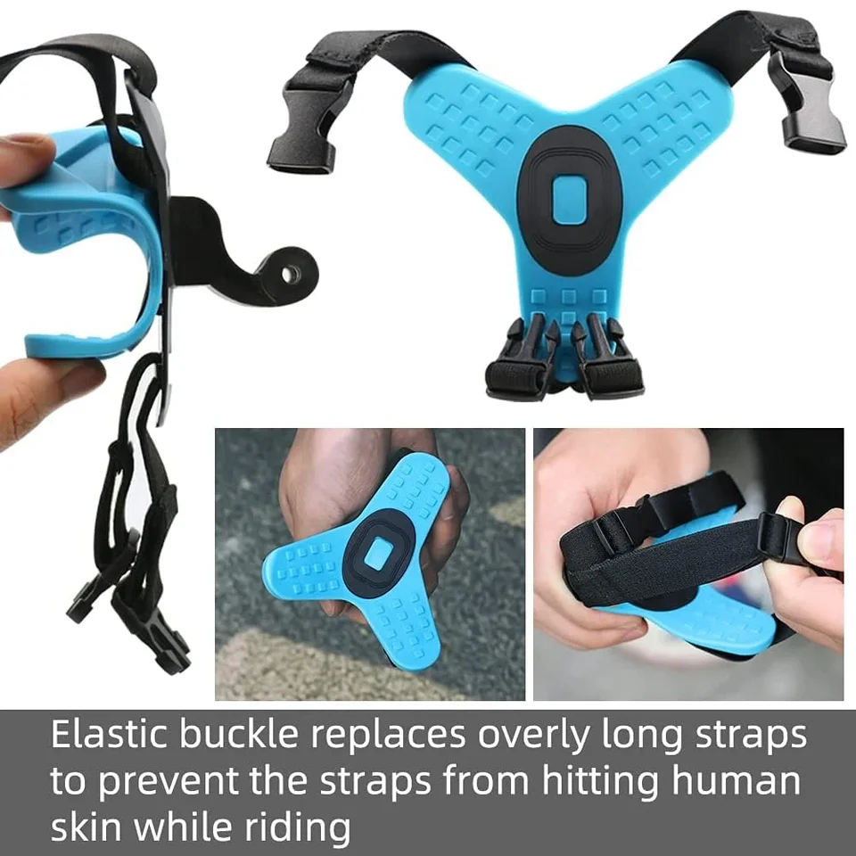 Casque Moto Support de Fixation, Caméra d'action Support, Ajustable Casque Moto Support de Fixation, Caméra d'action Support, Ajustable
