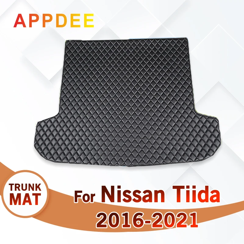 

Car Trunk Mat For Nissan Tiida 2016 2017 2018 2019 2020 2021 Custom Car Accessories Auto Interior Decoration