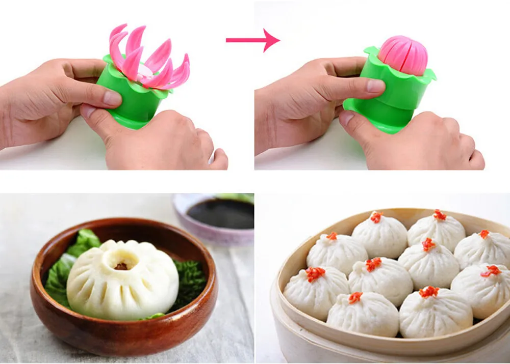Bun Making Mould DIY Ravioli Pastry Pie Steamed Stuffed Bun Dumpling Maker Chinese Baozi Maker Baking Tools Kitchen