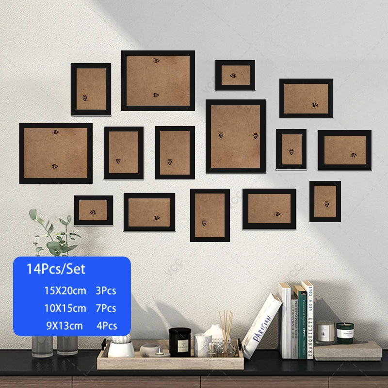 black Photo 14Pcs
