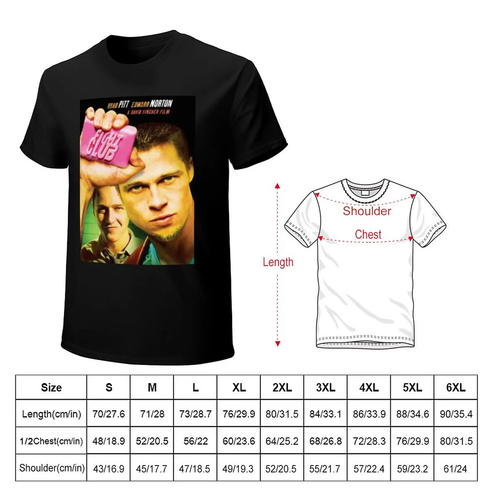 Fight Club T-Shirt plus size tops big and tall t shirts for men