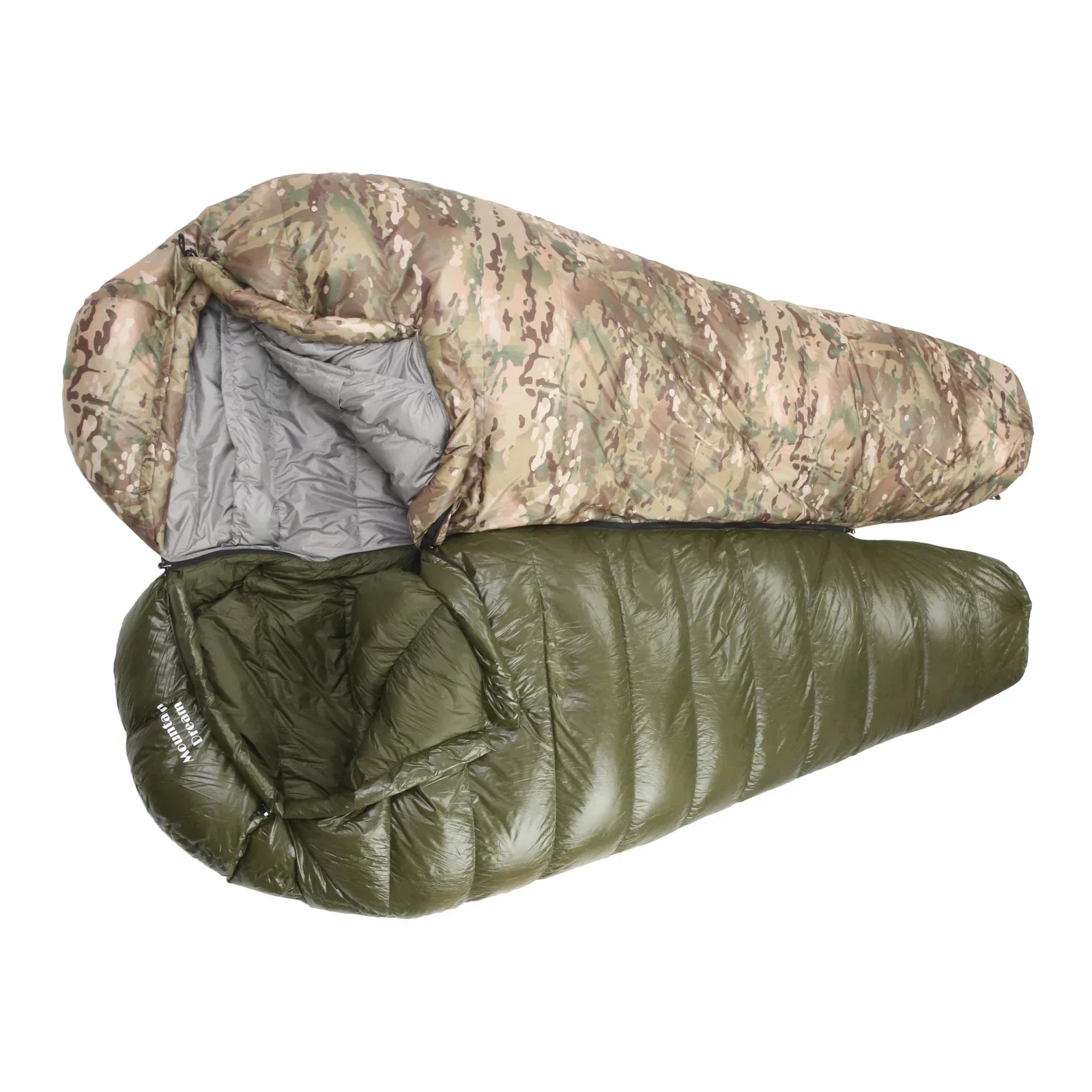 Winter 90% White Duck Down Sleeping Bag Urltra-Light 320T Nylon Travel Tent Sleeping Bags Outdoor Hiking Camping
