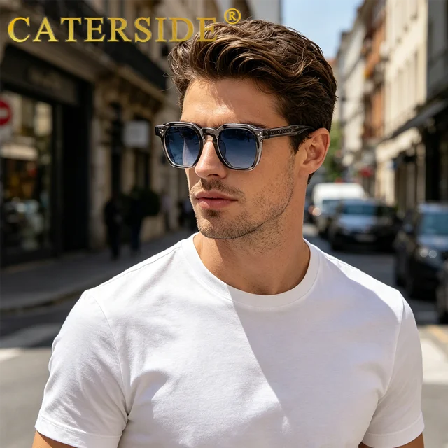 Lunettes de soleil tendance CATERSIDE pour hommes, monture carrée petite taille, design personnalisé, lunettes de soleil pour femmes, idéales pour les voyages, les fêtes, les affaires, les festivals, ou comme cadeau 3 Lunettes de soleil tendance CATERSIDE pour hommes, monture carrée petite taille, design personnalisé, lunettes de soleil pour femmes, idéales pour les voyages, les fêtes, les affaires, les festivals, ou comme cadeau 3