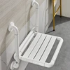 Sitting Folding Bathroom Stool Unique Quality Nordic Folding Shower Chair Wall Mounted Folding Silla Ducha Bathroom Furniture 6