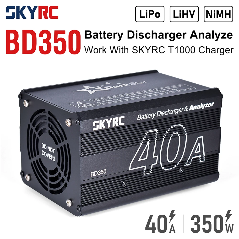 

Разрядник аккумулятора SKYRC BD350 для зарядного устройства T1000, 40 А, 350 Вт