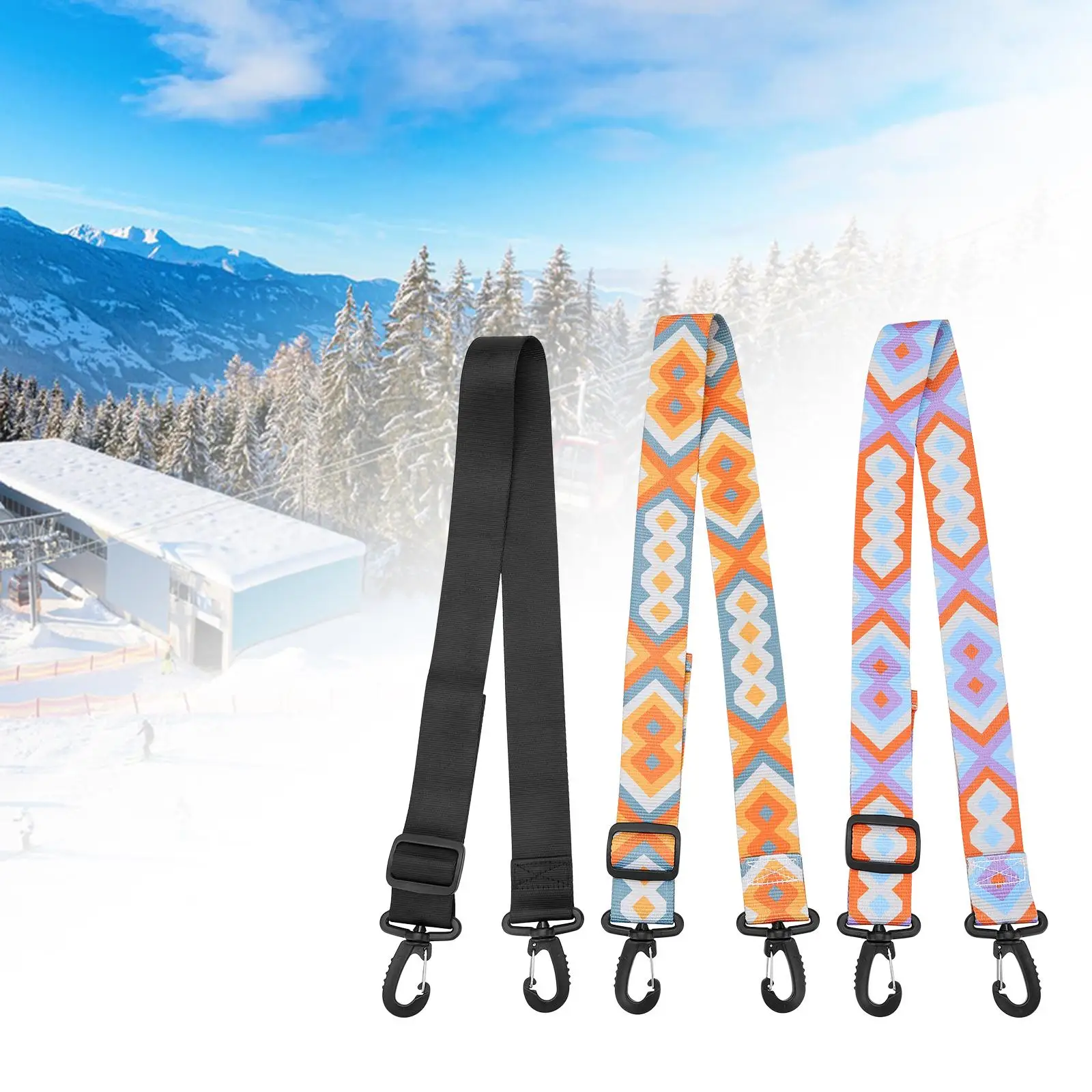 Ski Boot Strap Snowboard Strap Ice Skates Shoulder Strap Portable Ski Boot Carrier Straps for