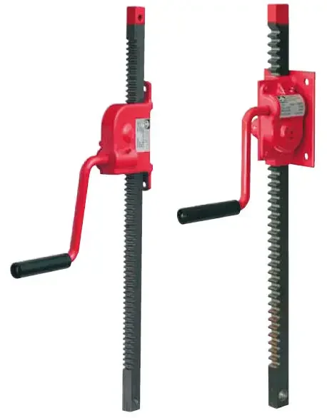 

Worm Gear Screw Lift Jack System Swl Base Shoring Heavy Duty Landing Rod Trolley Hand Crank Geared Rack Screw LIFT Jack