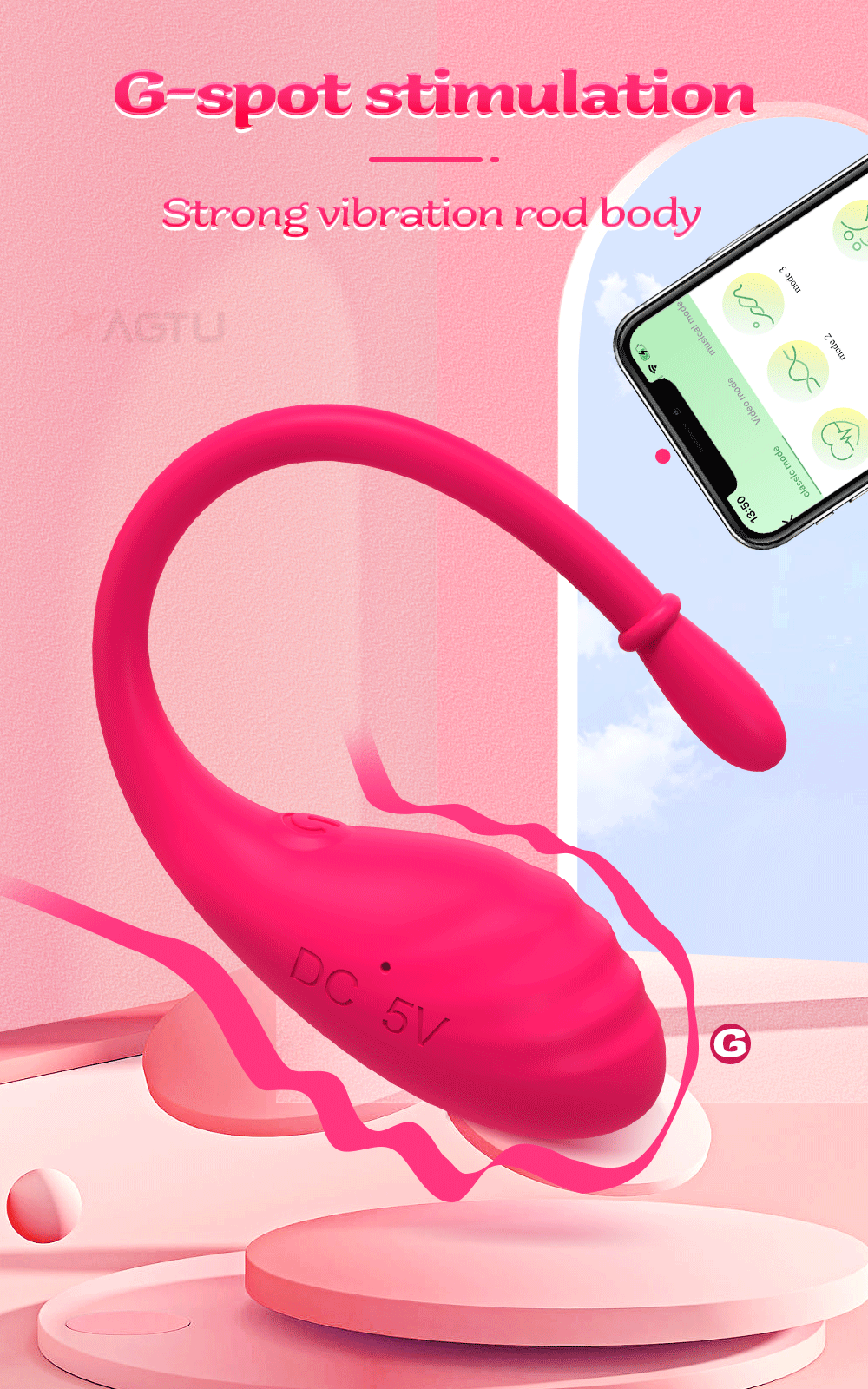 Δονητής Bluetooth APP Γυναικείο Ασύρματο Τηλεχειριστήριο Διεγερτής Κλειτορίδας Αυγού G Spot Massager Σεξουαλικά Παιχνίδια για Γυναίκες Ενήλικες_voghion.com