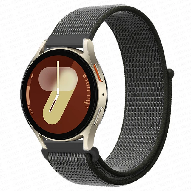 Versatile Nylon Loop Bracelet for Smartwatches - 22mm/20mm Band