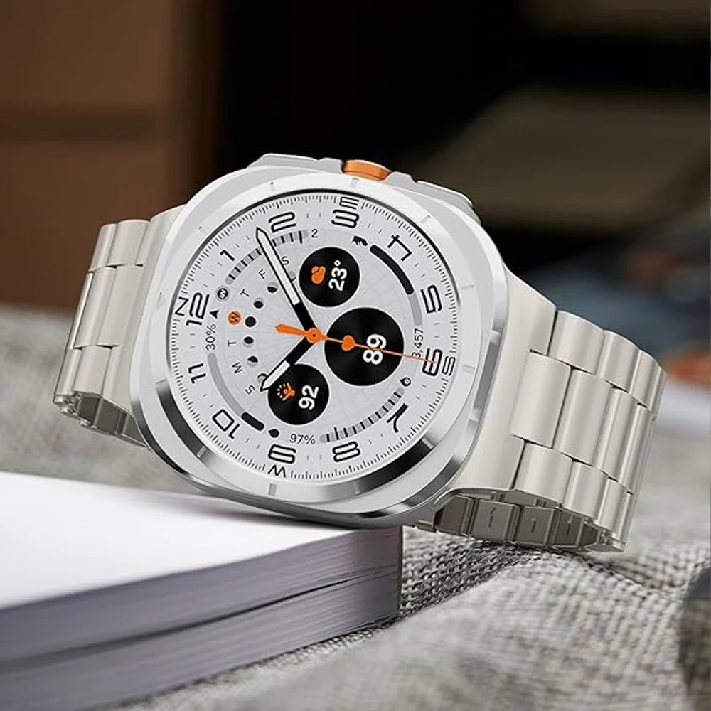 Elegant Stainless Steel Metal Strap