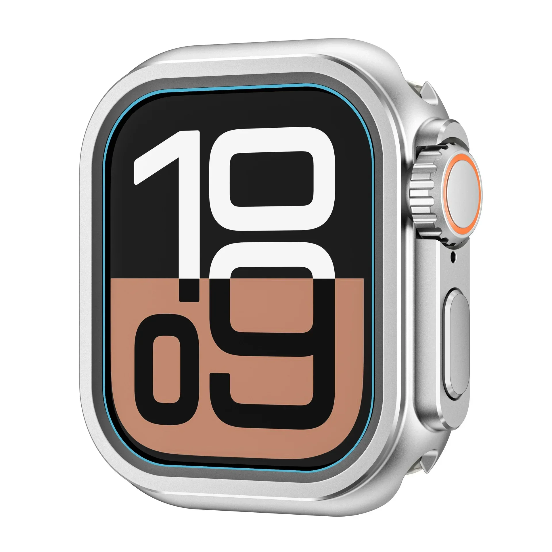 Metal Bumper Case For Apple Watch 46mm 45mm 44mm Protector Frame Cover For iWatc