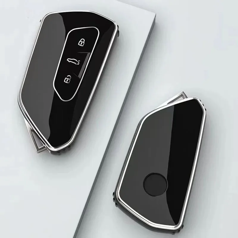 Key Case Cover Soft TPU Car Remote for VW Volkswagen Golf 8 MK8 For Skoda Octavia For Seat Protection Shell Accessories