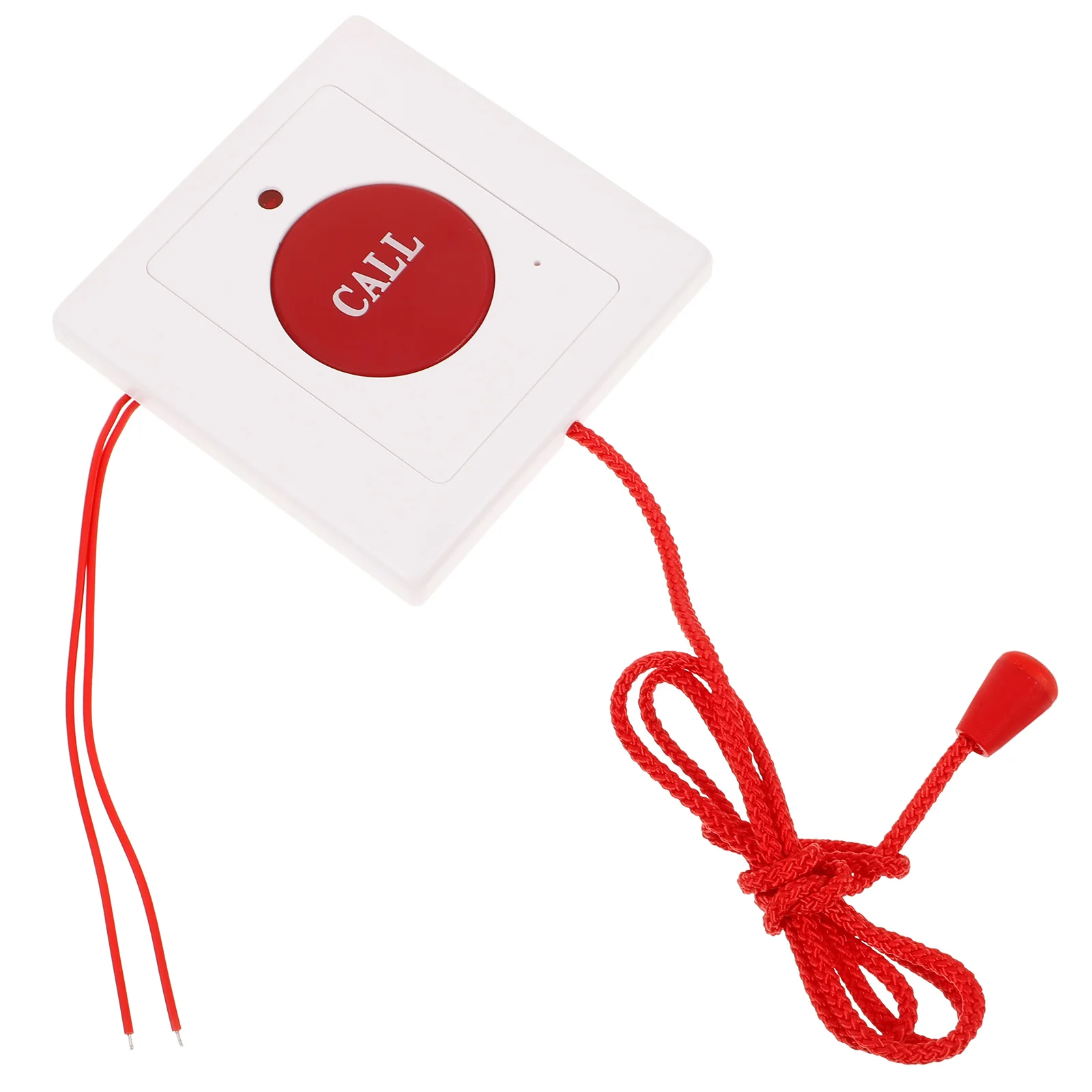 Wall Mount Emergency Rope Sos Alarm Button For Elderly Patient Call Help Switch Panel Pager Alert Device Plastic
