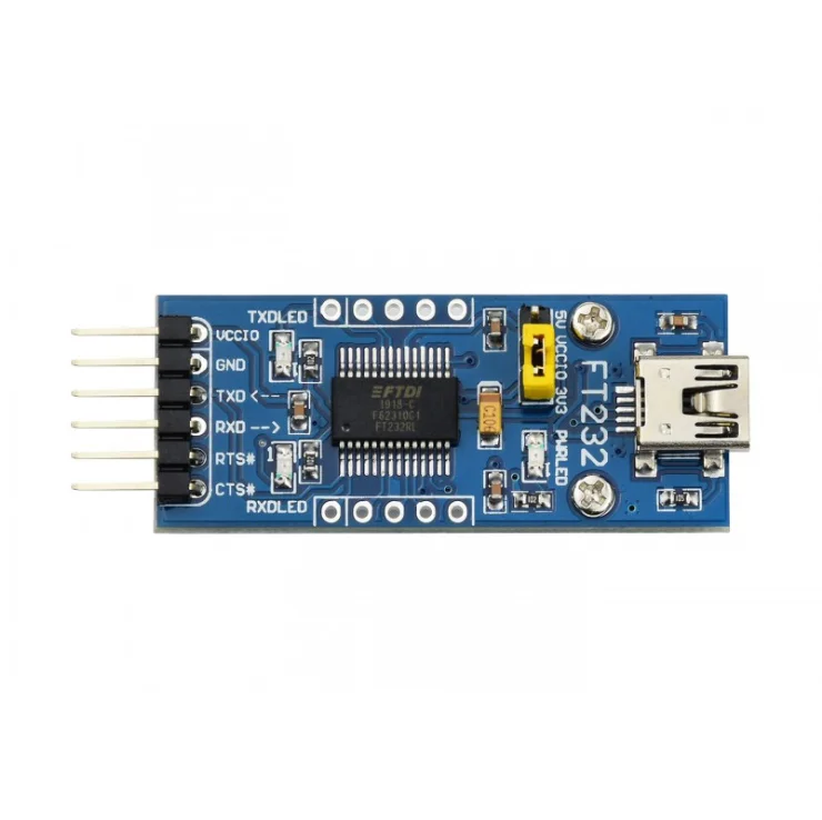 Waveshare Ft232 Usb Uart Board (Mini) Ft232Rl Convertitore Seriale Usb-To-Uart Kit Modulo Per Mac, Linux, Android, Wince