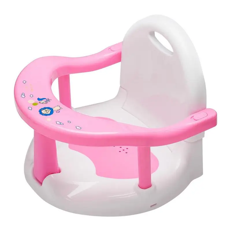 Baby Bath Seat Soft Mat For Travel Home Living Room Foldable Suction Cups Wrap-around Chair