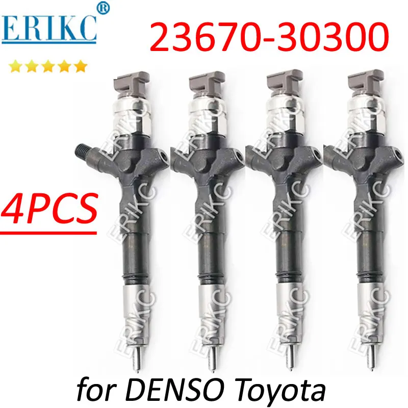 

NEW Injection 23670-30300 23670-39275 Diesel Fuel Injector Set 095000-7380 095000-7381 095000-7382 for Toyota 2KD FTV ENGINE