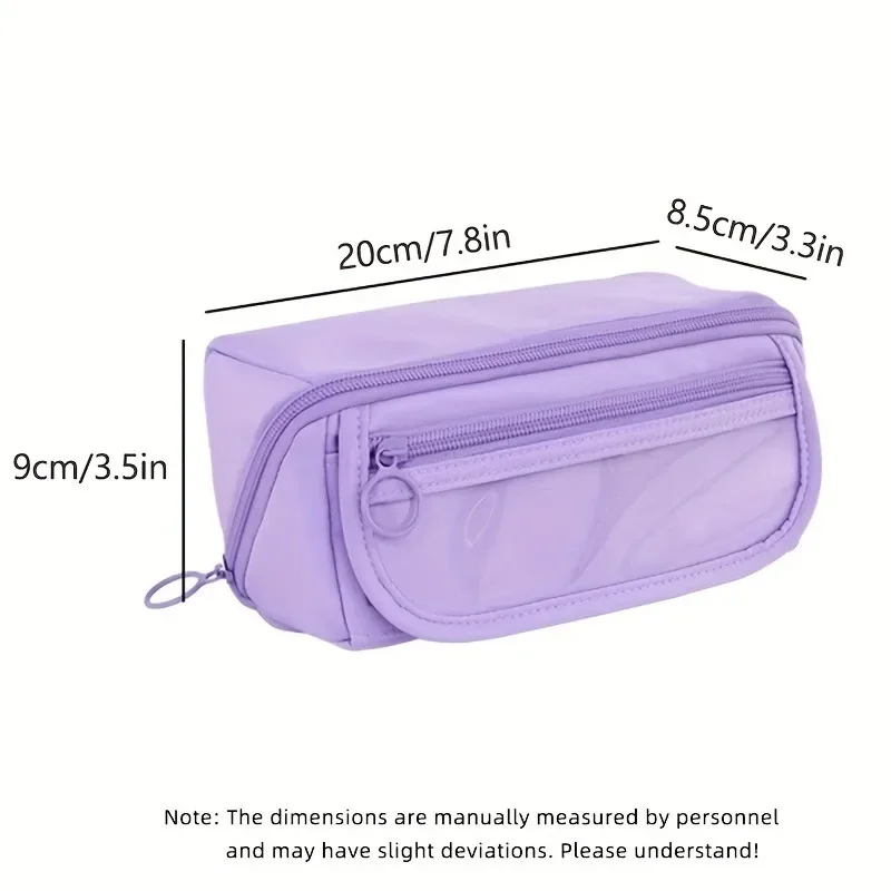 Astuccio Portamatite di Grande Capacità - Organizzatore da Scrivania Multi-Scomparto per Forniture Scolastiche e da Ufficio - immagine 5