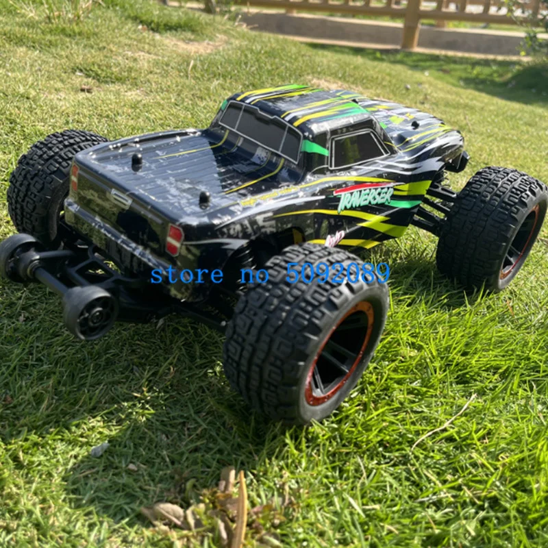 1:14 Brushless High-Speed Off-Road Remote Control Drift Racing Car 80KM/H  Metal Auxiliary Wheel 4WD Lighting RC Truck Car Model 5