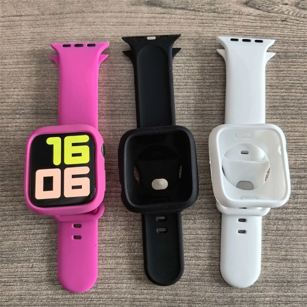 Premium Silicone Band with Soft Case and Bumper Protector