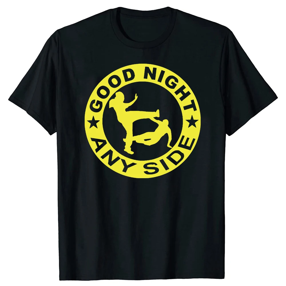 2025 HEIßER VERKAUF Gute Nacht Linke Seite Grafik T-shirt Lässige Mode Kurzarm Mann T Shirt Lose Harajuku Stil Frauen T-shirt
