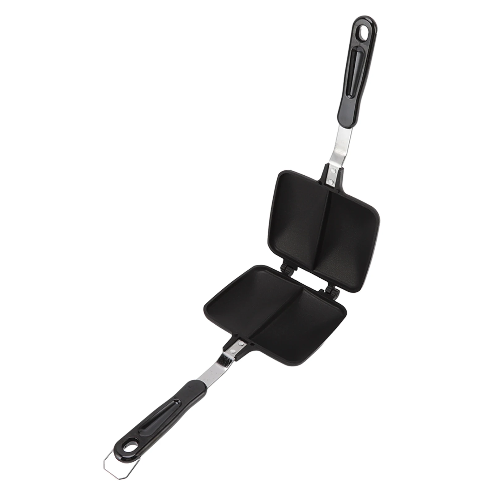 Grilled Maker Pan Prevent Burning Evenly Heated Double Sided Frying Pan Aluminum Alloy for Home Kitchen for Breakfast 3