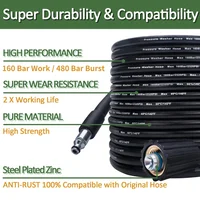 6~10m High Pressure Water Cleaning Hose Pipe Cord Pressure Washer Hose Car washer Water Hose for Nilfisk STIHL Gerni HUSQVARNA 2