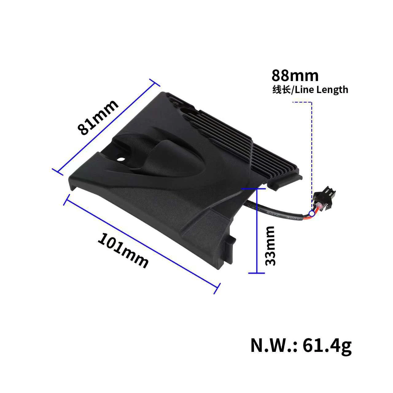 Dual Side LED Decorative Lights for Electric Scooters - Front and Rear Attachment