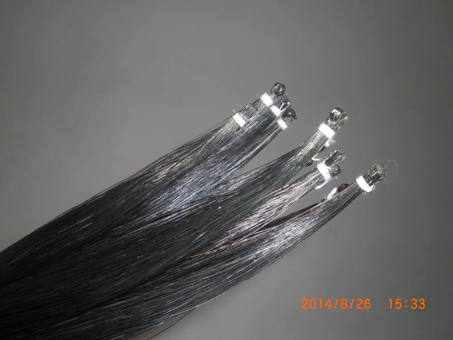 

12 Hanks Black Violin Bow Hair 85cm to 88cm and 6-7 Grams Each One