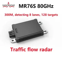 Nanoradar MR76S 77Ghz 300M 8-channel Microwave speed Radar sensor module for Traffic Alert , Road ,Train station light control 1