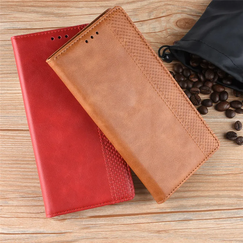 Luxury Leather Magnetic Phone Case with 3 Card Slots and Shockproof Book Flip Design