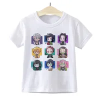Kimetsu No Yaiba Shirt Boys Demon Slayer Anime T Shirt Fashion Japan Harajuku Children Ropa De Demon Slayer Tshirt for Kids Boys 1