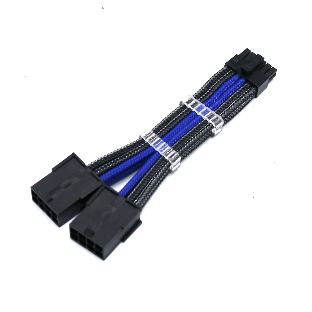 Angitu Nvidia Rtx3060 3070 3080 Rtx3090 Personalizado 12pin Cabo de Alimentação Mini 12p para 2x8pin Gpu Adaptador Cabos de Extensão - Imagem 6