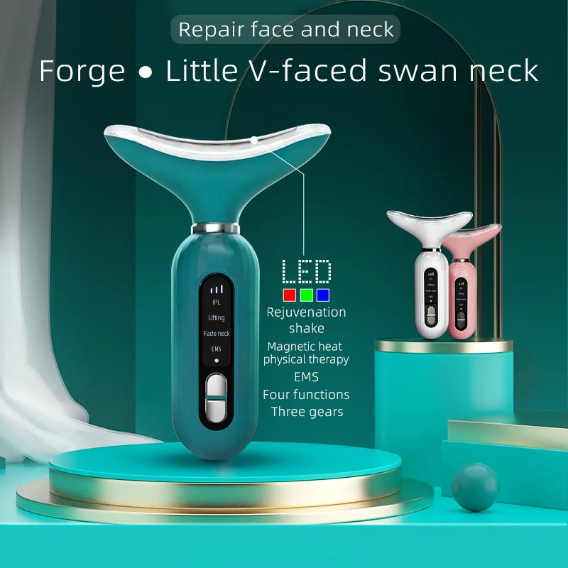 

Neck Household Micro Current Beauty Face And Lifting Device Electric Neck Cream Massage Device