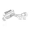 10pcs Mini Laminate Support Pegs Spoon Shape Shelf Bracket Furniture Hardware Glass Plate Holder Cabinet Closet Fixing Bracket 5