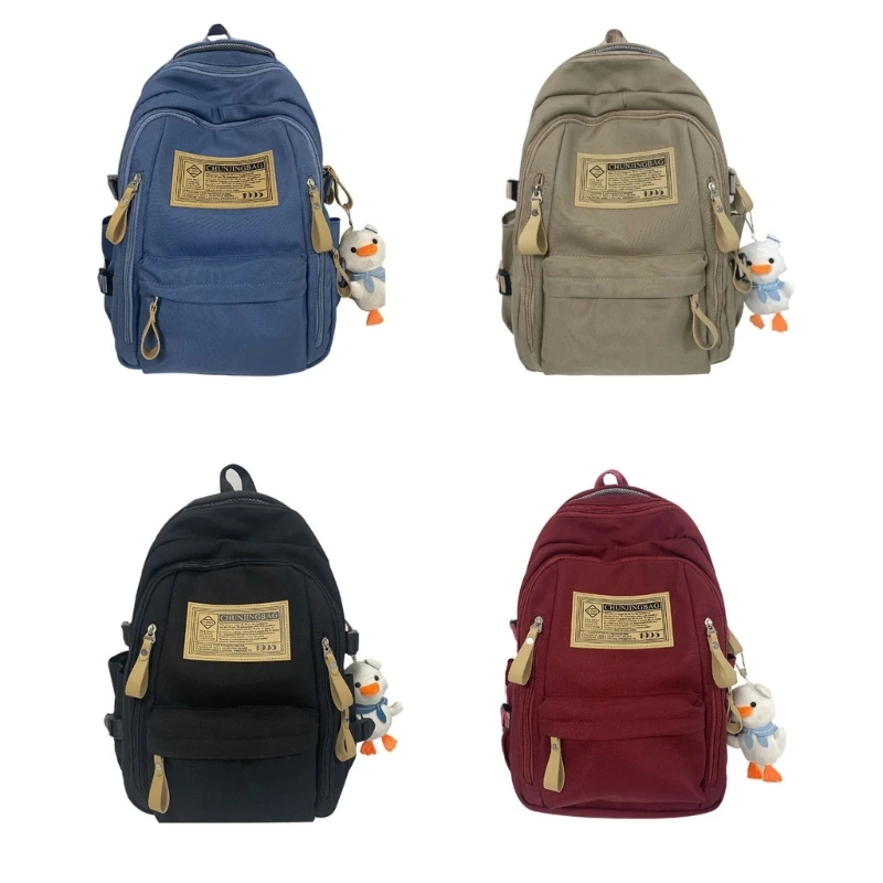 

Backpack School Bookbag Pendant Travel Laptop Bag for Teenager Daypack