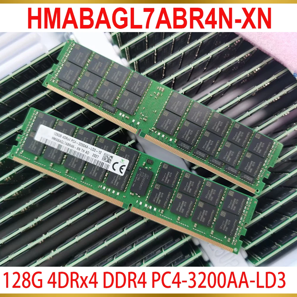 1Pcs RAM For SK Hynix 128GB 128G 4DRx4 DDR4 PC4 3200AA LD3 HMABAGL7ABR4N XN