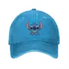 Stitch Cartoon Unisex Style Baseball Caps Distressed Denim Hats Cap Retro Outdoor Activities Snapback Hat 1