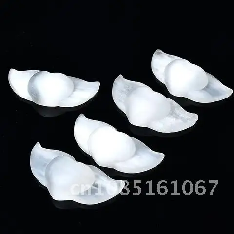 

100% Rough Selenite White Natural Mineral Specimen Healing Crystal Love Angel Shape Making Stone Plate Carving Home Decor Gifts