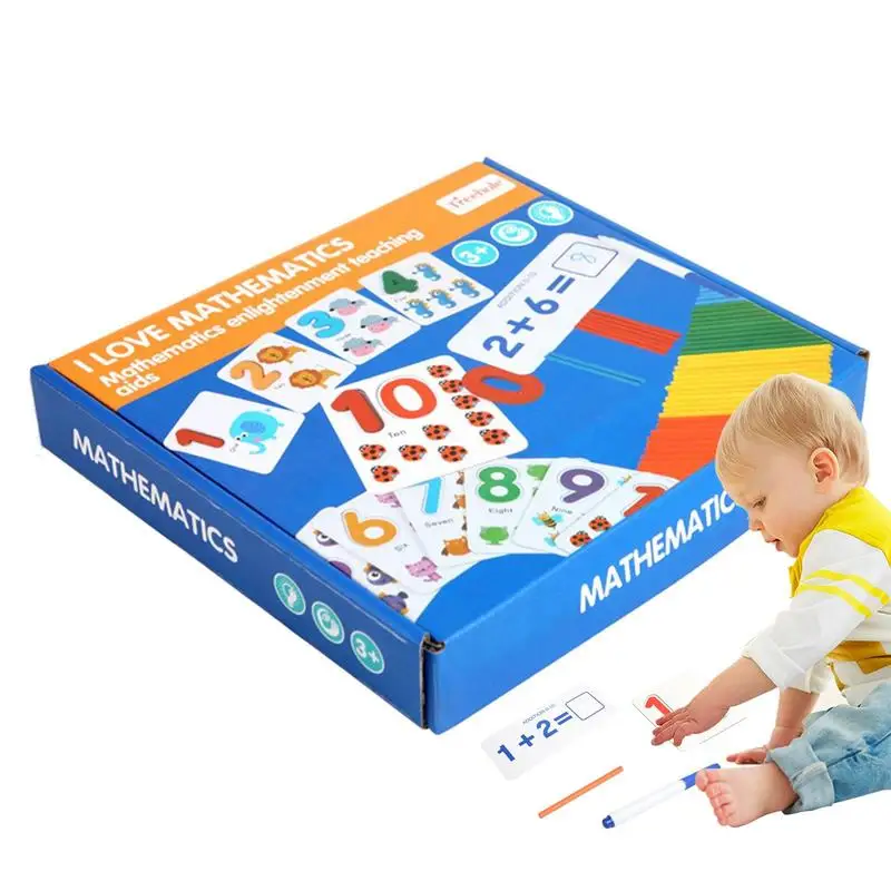 

Математические Игрушки, набор для дошкольной математической активности, обучающие игрушки для детей, математические игры Монтессори для детей, Ранняя математика
