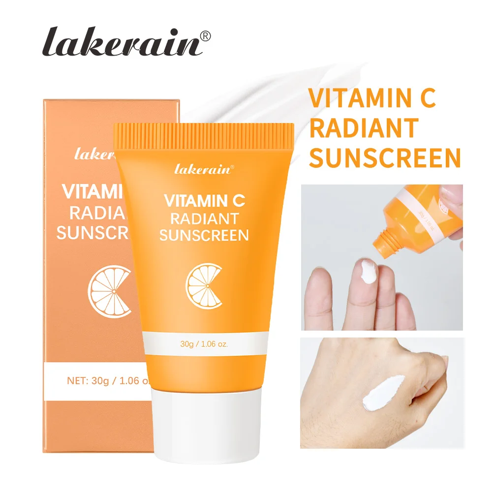 واقي شمس ليكرين بفيتامين سي SPF50+، تغذية عميقة، تأثير حماية طويل الأمد من الشمس، توحيد لون البشرة، واقي شمس بفيتامين سي