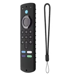 Premium Silicone Protective Cover for Remote Control - Anti-Drop, Dustproof, Shockproof Sleeve (Black)