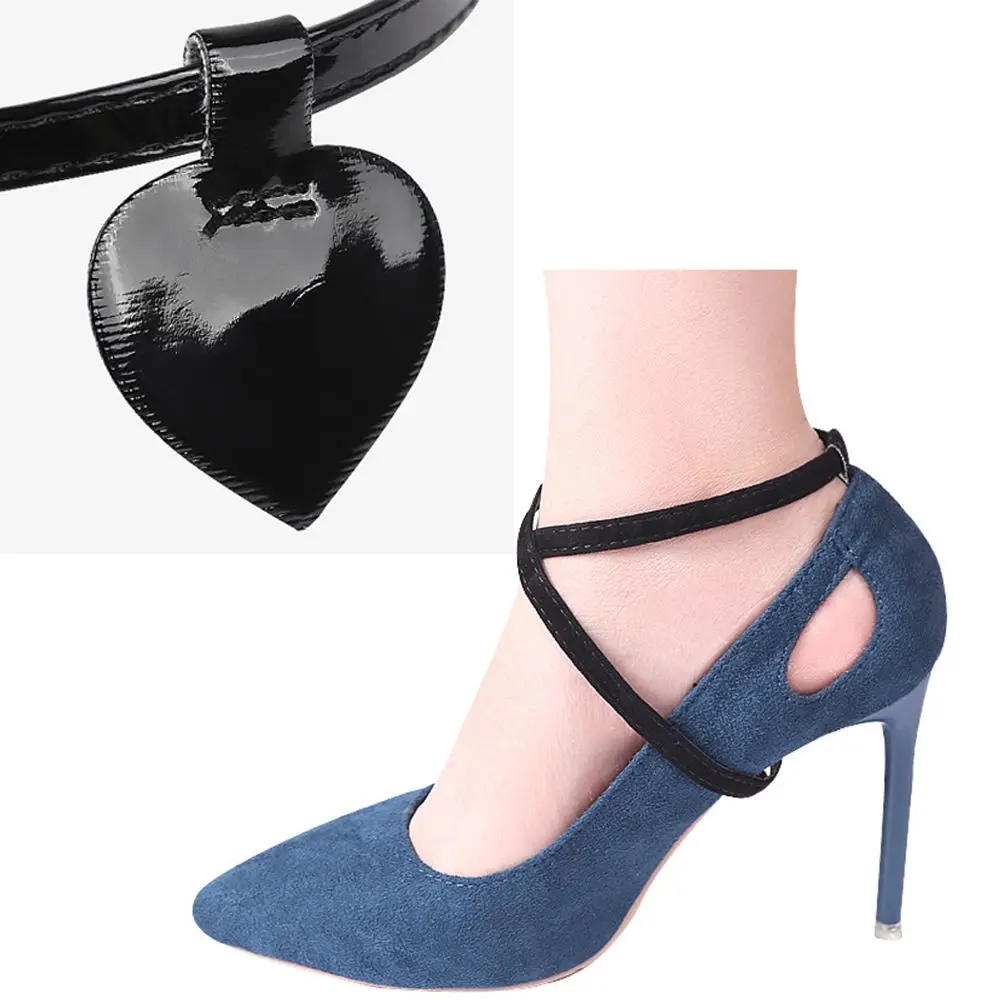 Selbst klebende Anti-Fall-Naht-freie Fersen pflaster für hochhackige Schuhe Anti-Rutsch-Schnürsenkel binden unsichtbare Schnürsenkel zubehör – Detail 9