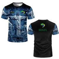 Été nouveau brésil jésus maillots de Football Wifru entraînement de Football en plein air uniformes respirants t-shirts à séchage rapide pour hommes hauts pour enfants 2