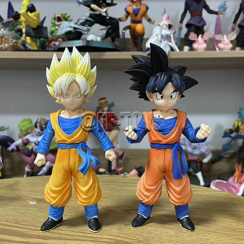 

Фигурки персонажей аниме Dragon Ball Z Son Goten, 18 см, из ПВХ, коллекционные, игрушки для детей