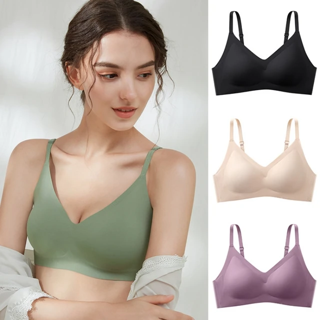 Seamless Bras For Women Push Up Bra Sexy Lingerie Wire Free Brassiere Removable  Pads Female Invisible